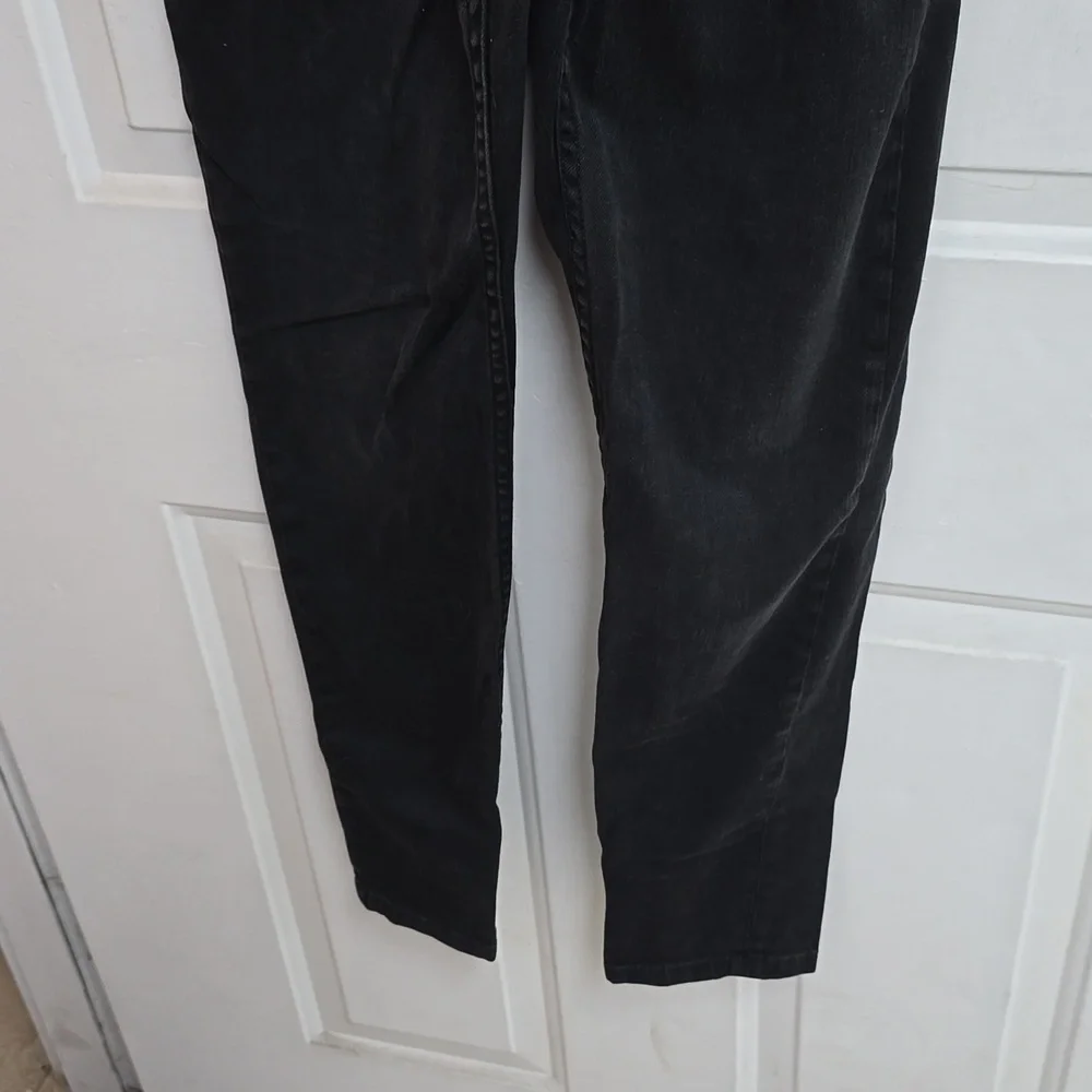Maje Pila Stretch Denim Overalls Black